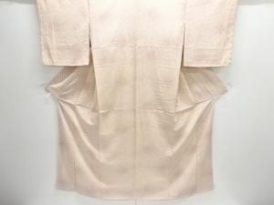 未使用品　変わり松皮菱模様小紋着物